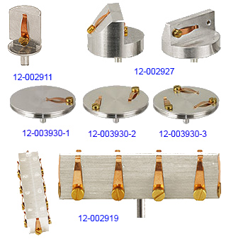 examples of EM-Tec S-Clip SEM sample holders